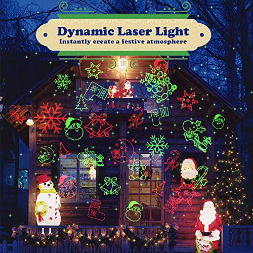 Christmas Laser Lights Projector Outdoor Lazer Projection Light Waterproof Projectors Led