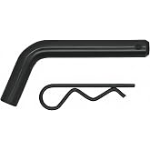 Black Heavy-Duty Trailer Hitch Pin &amp; Clip with Grooved Head,Trailer Hitch Pin &amp; Clip, 5/8-Inch Diameter,Fits 2-1/2 or 2-Inch Receiver