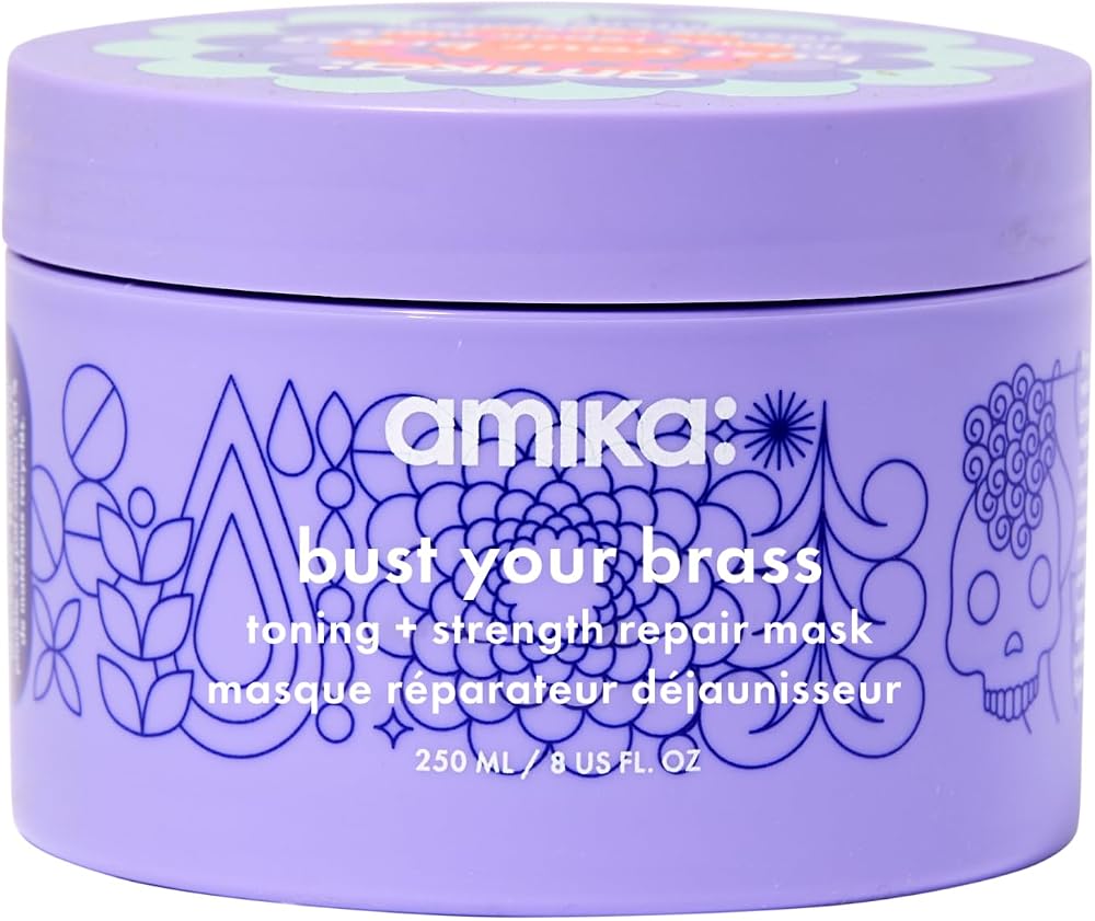 Amika Bust Your Brass Toning + Strength Repair Hair Mask 250 ml