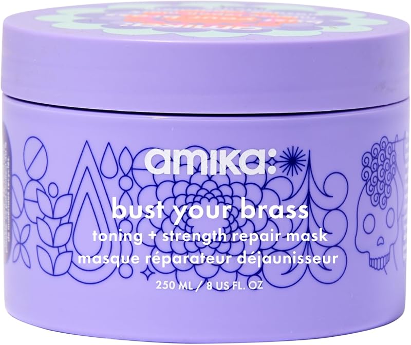 Amika Bust Your Brass Toning + Strength Repair Hair Mask 250 ml