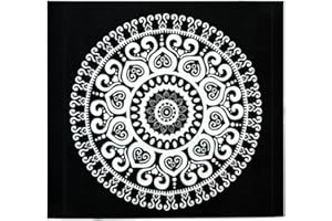 RV MURTS Oriental Drum Rug Mat, 6x6.6ft Cymbal Splash Drum Carpet Non Slip Soundproof, Drum Pad for Drummers Outdoor Summer, Floor Protection for Electronic Drum Set Splash Stands, Music Record Practice Kit.