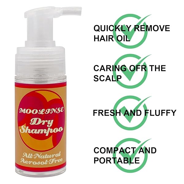 KAYNEST NON-AEROSOL DRY SHAMPOO POWDER SPRAY FOR WOMEN OF ALL HAIR TYPES, WATERLESS, ABSORB EXCESS HAIR OIL, INSTANTLY FRESH STRENGTHENING AND VOLUMIZING, NATURAL INGREDIENTS, TRAVEL SIZE