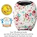 Kids N' Such Minky Nursing Pillow Cover for Breastfeeding Pillows, White Floral