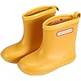 Tree Grandpa Toddler Rain Boots Baby Kids Easy-on Rain shoes Children Waterproof Shoes for Boys Girls(1-6 Years)