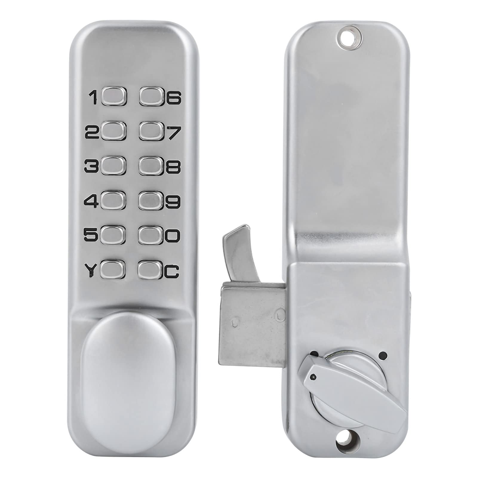 Combination Door Lock, Mechanical Keyless Mount Deadbolt for Home Office Balcony