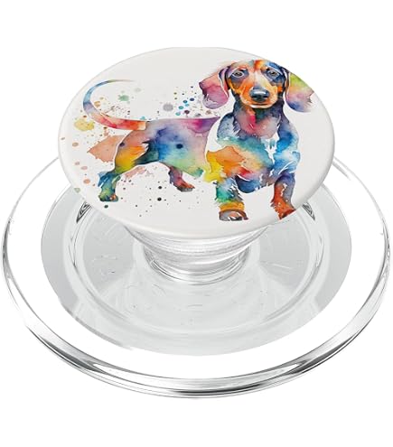 Swappable Dachshund Hot Dog PopSocket - Cute Wiener Dog Phone Grip With ...
