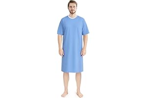 Utopia Care Men's Hospital Gown Soft and Comfortable Patient Gown