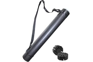 Archery Case Carrier Tube with 2 Foam Racks Holders for Easy Arrow Storage and Transport