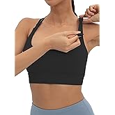 V VOCNI Nursing Bras for Breastfeeding Maternity Sports Bras Tank Top Sexy Workout Yoga Pregnancy Bra