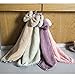 Paw Paw House Pack of 4, Hand Towels for Bathroom Kitchen with Hanging Loop Super Soft Absorbent Machine Washable Quick Dry 15.7