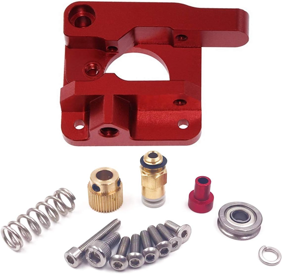 Seloky for 1.75mm Filament of Upgrade 3D Printer Parts MK8 Extruder Aluminum Alloy Block Bowden Extruder,Creality 3D Ender 3,CR-7,CR-8, CR-10, CR-10S, CR-10 S4, and CR-10 S5