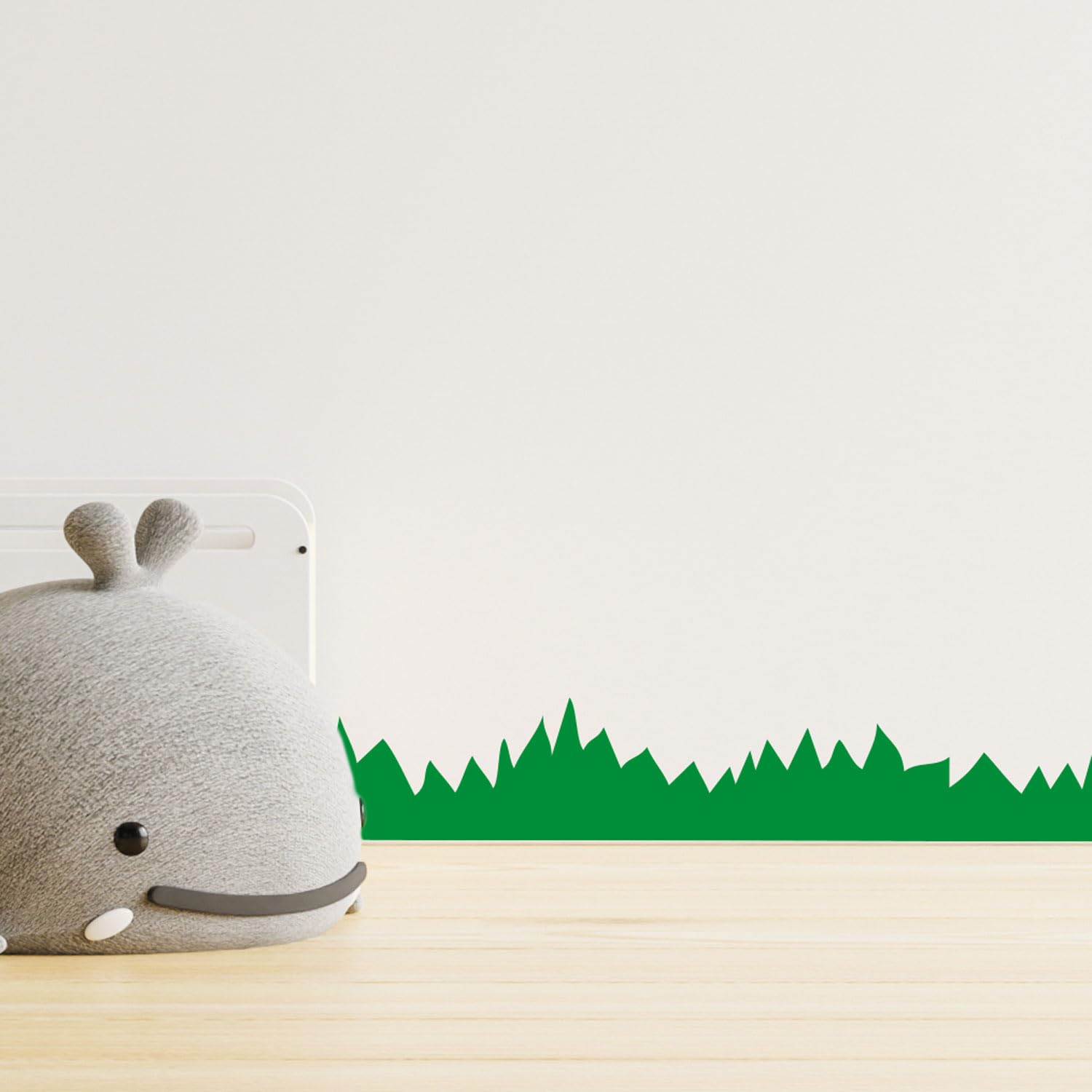 Stickerscape Jungle Grass Border Wall Sticker (Narrow - 1 sheet) | Nursery Wall Stickers, Grass Wall Stickers, Jungle Wall Decor, Jungle Wall Stickers| Easy to Apply, Cleanly Removable