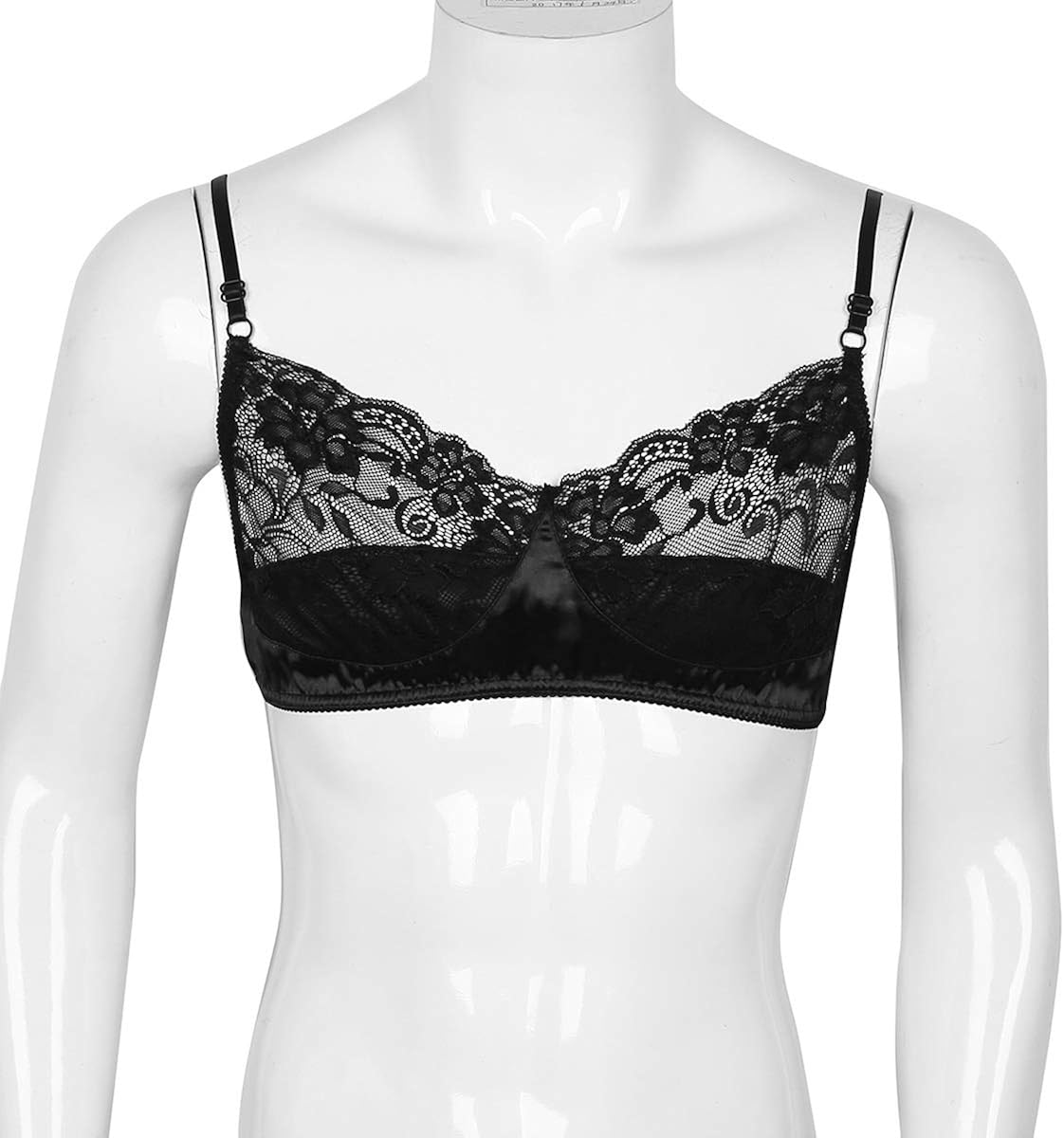 iEFiEL M/&auml;nner Sissy Dessous Unterw/&auml;sche Satin Lingerie Herren Body Bodysuit Overall Unterhemd Reizw/&auml;sche Crossdressing Kost/&uuml;m M-XL