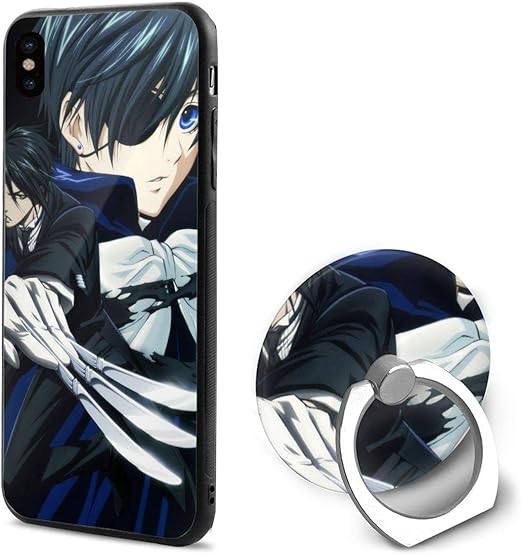 Amazon Com Black Butler Ciel And Sebastian Anime Cute Phone Case