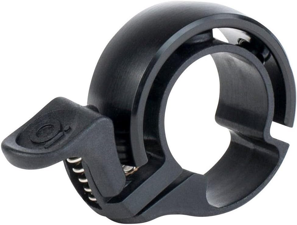 Knog Oi Bike Bell Black Aluminium Frame Nylon Mount Actuator