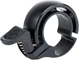 Knog Oi Bike Bell Black Aluminium Frame Nylon Mount Actuator