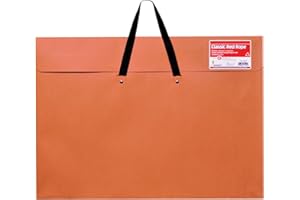 Star Products Art Portfolio 20 X 26, Classic Red Rope, Paper Artist Portfolio with Soft Woven Handle – Poster Storage, Art Storage