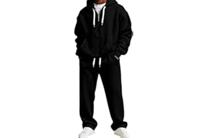 Mens Track Suits 2 Piece Set Waffle Knit Quarter Zip Hoodie and Sweatpants Sets Jogging Sweat Suits Outfit