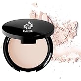 Organic Pressed Setting Powder - Talc-Free & Non-Toxic Translucent Powder with Matte Finish - Oil Absorbing, Pore Minimizing, 16 Hour Wear for All Skin Types - Cruelty & Gluten-Free - Invisible Medium