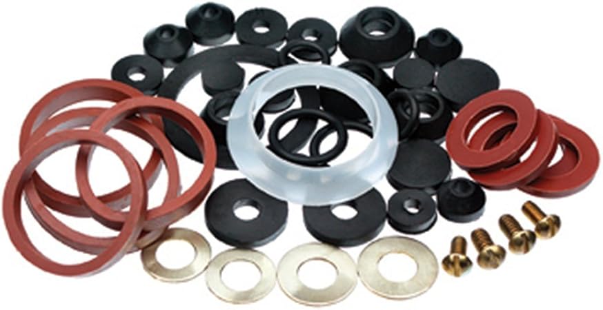 Danco 80817 Home Washer Assortment 42 Piece Pack Of 1 Black