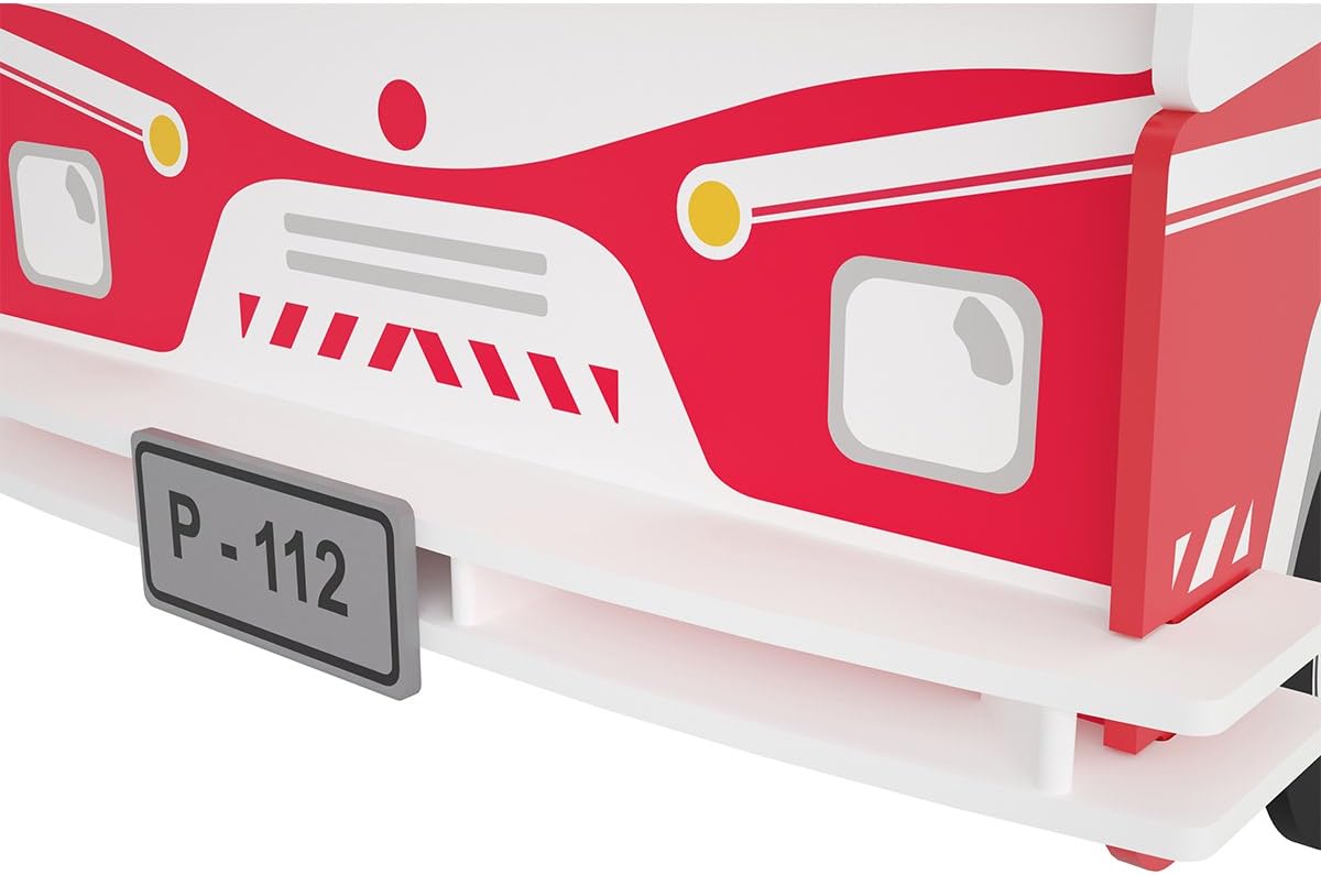 Etagenbett Hochbett Kinderbett Motivbett Autobett Bett Kindermobel Feuerwehr I Spielzeug Kinderzimmer Autobett Kinderbett Kinderzimmermöbel