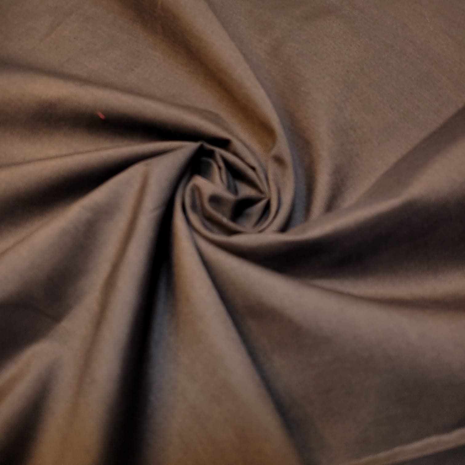 Plain/Solid Dyed Polycotton Dress Craft Fabric Material 45" - 112 cm Wide Sold As 1 Meter Pre - Cut Lengths (Available in 42 Colours)… (Chocolate, 2 Meter)