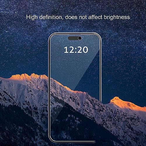 Ailun Privacy Screen Protector for iPhone 16 / iPhone 15 / iPhone 15 Pro [6.1 Inch] 3 Pack Anti Spy Private Tempered Glass Anti-Scratch Case Friendly [3 Pack][Not for iPhone 16 Pro 6.3 inch]