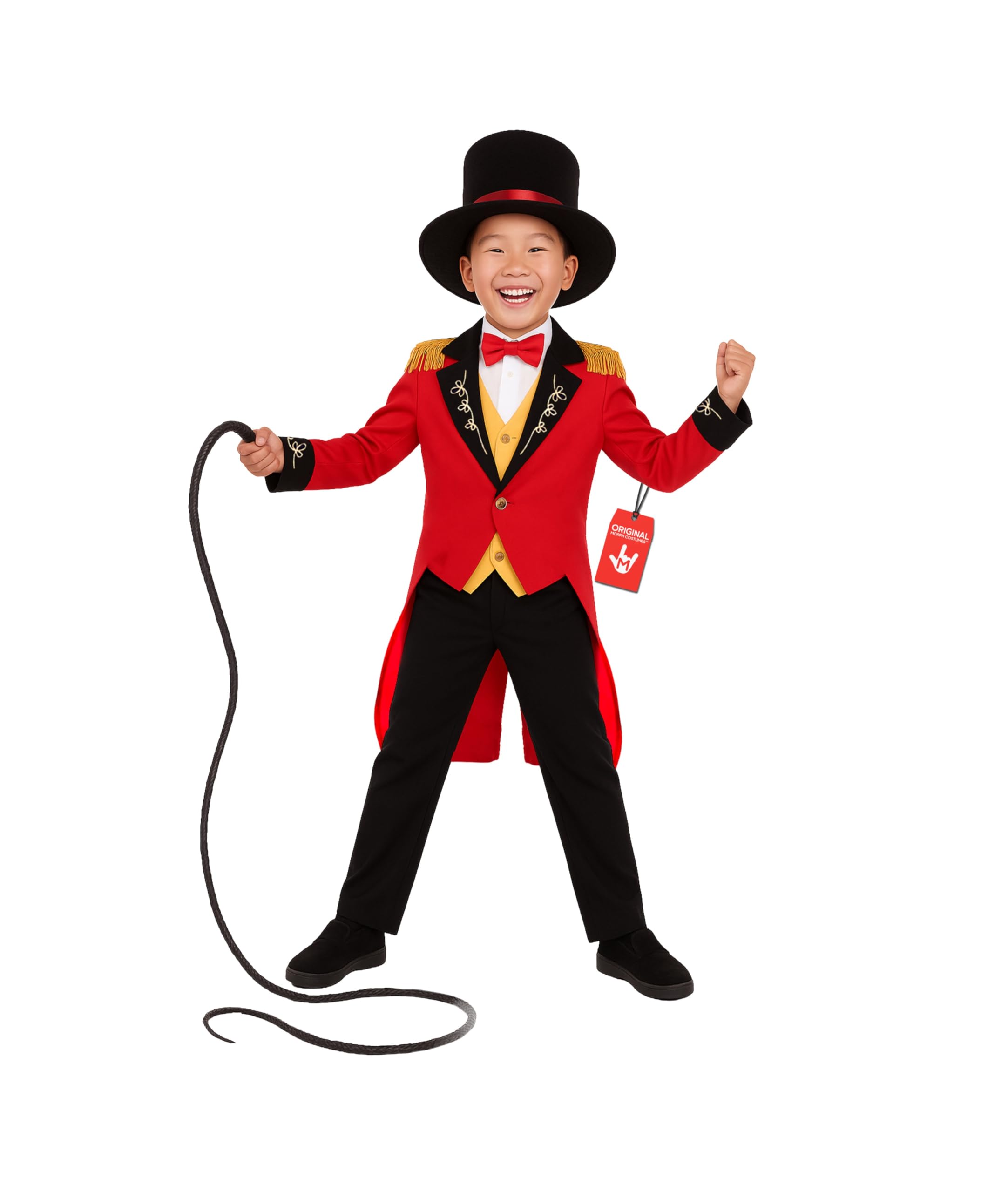 Fun Shack Kids Ringmaster Costume, Circus Jacket, Lion Tamer Outfit for Kids, Fun Dress-Up Party Attire, Small