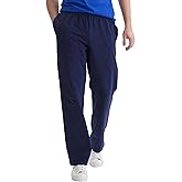 Hanes Men's Essentials Jersey Sweatpants, Cotton Lounge Pants with Pockets for Men, 32” Inseam