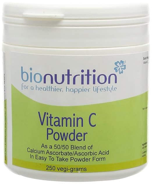 Bio Nutrition Vitamin C Powder (as Calcium Ascorbate/Ascorbic Acid