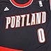 Damian Lillard Portland Trail Blazers NBA Adidas Men's Black Official Replica Jersey