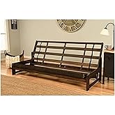 HomeStock Full Size Futon Frame Set - Convertible Sofa Bed for Living Spaces Frame Only