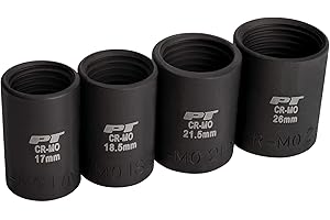 Performance Tool M990 Wilmar 4pc Lug Nut Removal Socket Set