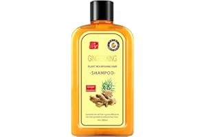 Lomnoeza Ginger Shampoo for Hair Growth, Instant Regrowth , Anti-Fall , Care , Anti-Hair Loss (yellow, 280ML)