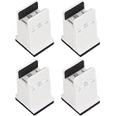 Bed Risers,Bed Risers,6 inch,Furniture Risers,Desk Riser,Table Risers,4Pcs Bed Riser, Rubber Furniture Riser Bed Blocks Sofa Risers Table Desk Feet Raising Pads with Screw Clamp
