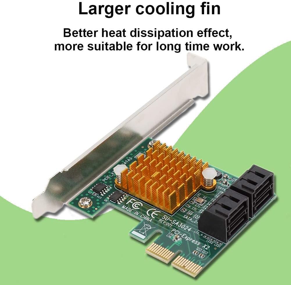 SCSI Port Cards Tangxi 4Port SATA3.0 Expansion Adapter SATA 3.0 Card