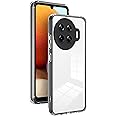 Generic Compatible with Tecno Spark 20 Pro Plus Case,Full Body Sockproof Protective Case Compatible with Tecno Spark 20 Pro+ 4G KJ7 Transparent Phone Case Cover Black
