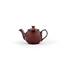 Fox Run 39864 Earthenware Teapot, 55-Ounce, Brown