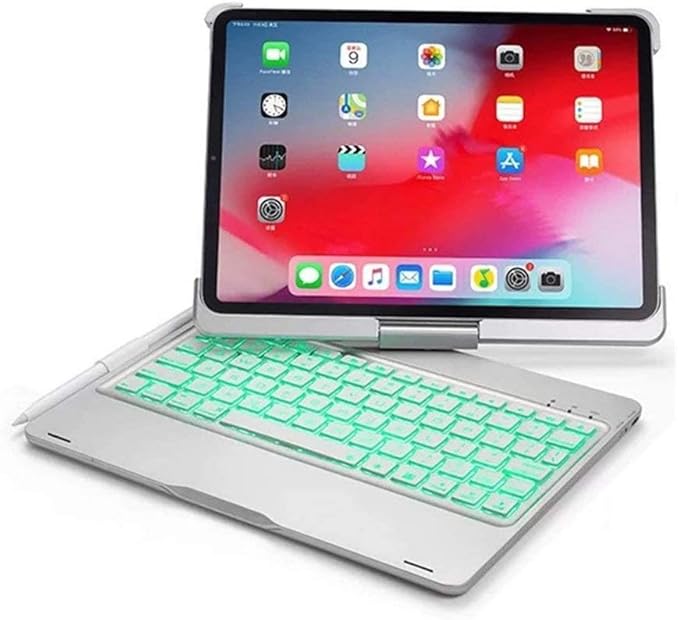 iPad Pro 11 2020 Keyboard Case, 360 Degree Rotatable Auto
