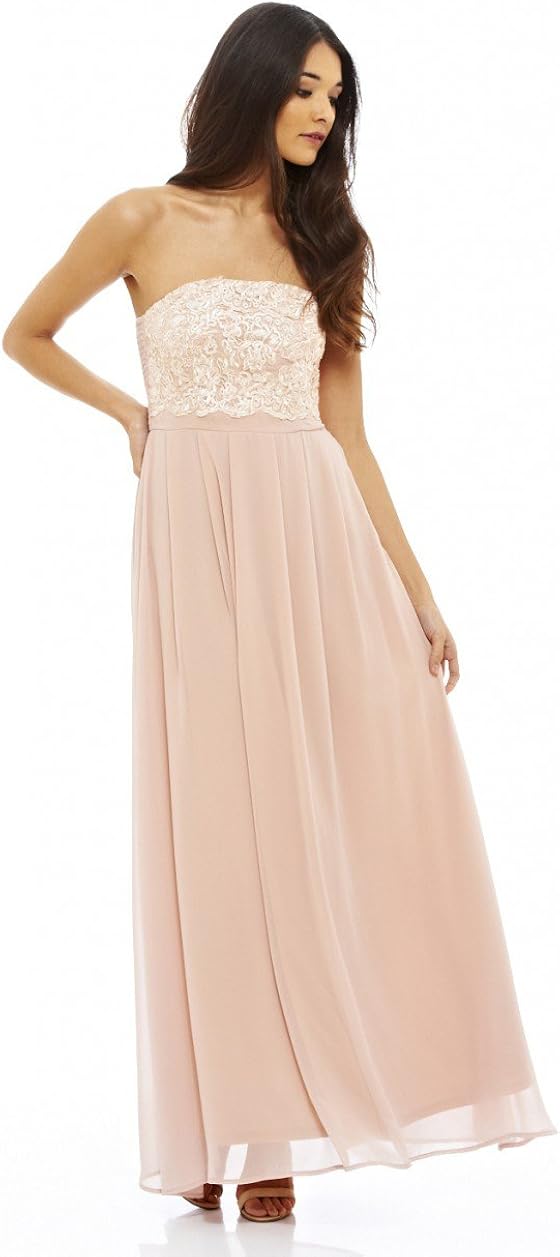 bandeau maxi dress