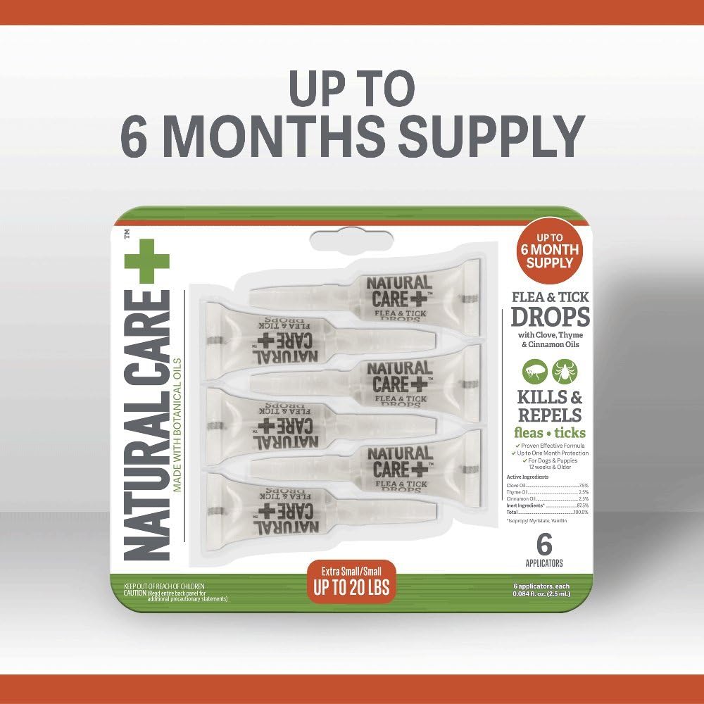 natural care flea and tick drops for cats