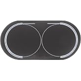 Healifty Double Bass Drum Patch Cloth Black 5.07 X 2.52 in | 