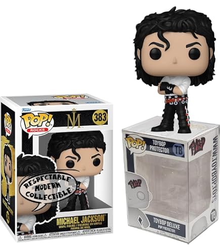 Funko Pop! Michael Jackson – Thriller – Album Cover – Figurine Vinyle 9 Cm, Officielle, Collector, Cadeau Fan