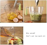 SGAONSN Plastic Measuring Jug Set of 3 200ml 400ml 900ml BPA-free view 4