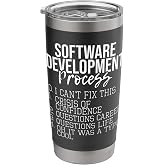 Software Development Process - Coding Programmer Coder Stainless Steel Insulated Tumbler