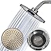 Luxe RainLuxe Shower Head Round High Pressure High Flow Showerhead Chrome Finish Universal Replacement For Bathroom Shower Heads