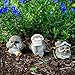 Top Collection Miniature Fairy Garden & Terrarium Cute Little Owls Statue (Set of 3), Small