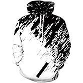 Chaos World Men's Novelty Hoodie Long Sleeves 3D Funny Graphic Print Sweatshirt Pullover