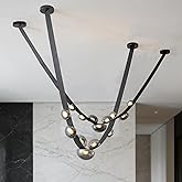 PRTSER Chandeliers for high Ceilings Duplex Building Large Chandelier Living Room Villa Modern Minimalist Staircase Chandelie