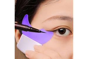 Silicone 2-in-1 Makeup Tool: Eyeliner Tool, Mascara Shield, Eyeliner Guide, Eyeshadow Shield, Makeup for Beginners, Artist Es